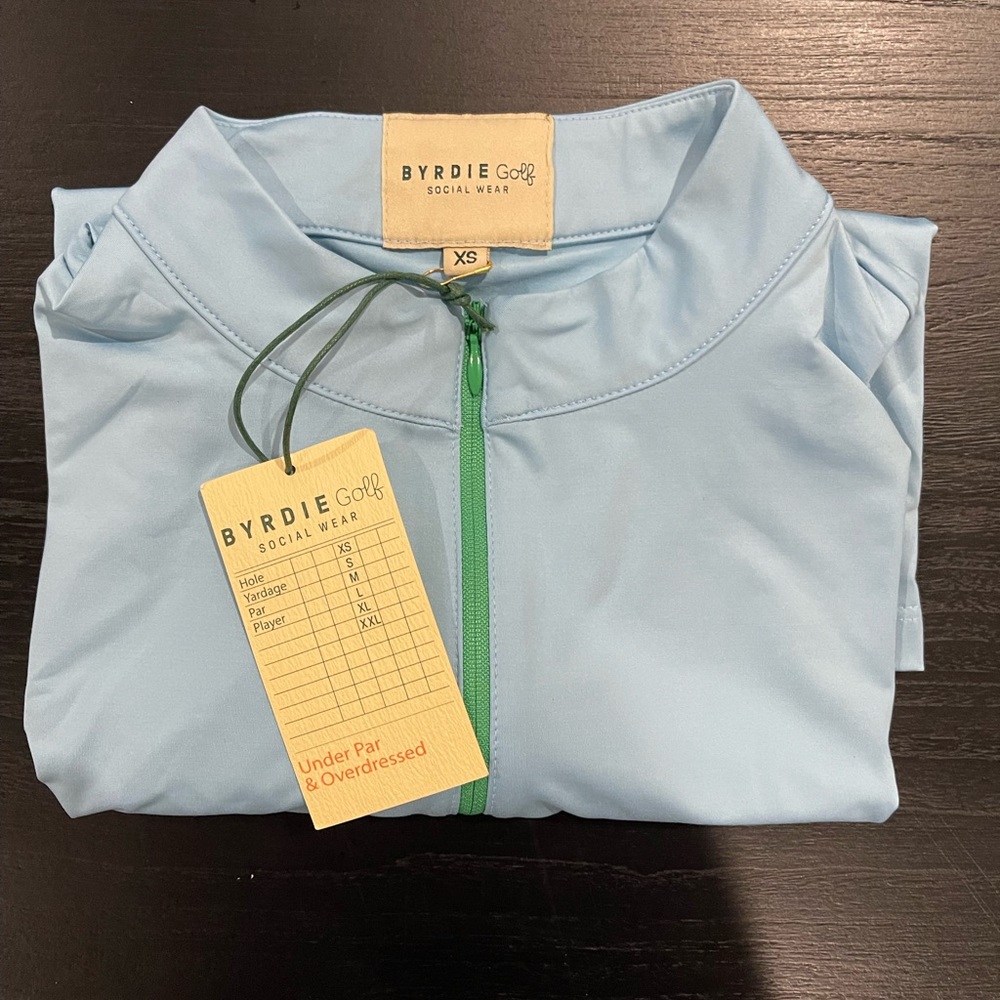 Byrdie golf social wear fairway short sleeve top - Picture 3 of 9